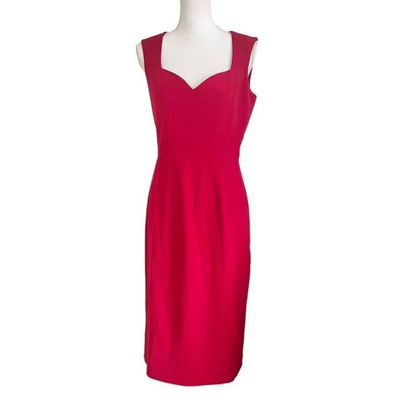 Dress The Population Elle Sheath Midi Dress in Garnet Medium NEW MSRP $168 - Picture 3 of 10